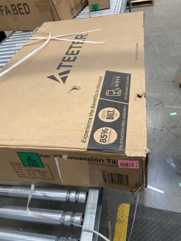 Photo 1 of Teeter FitSpine X3B Inversion Table, 2019 Model, Deluxe Easy-to-Reach Ankle Lock, Back Pain Relief Kit, FDA-Registered (Blemished)