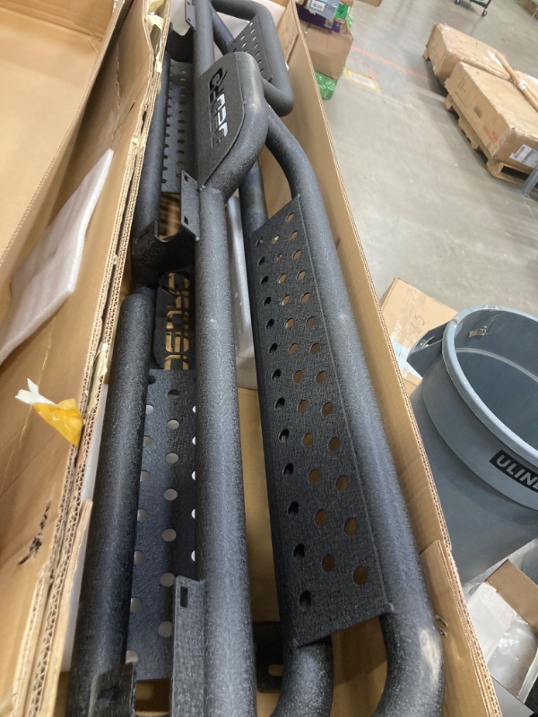 Photo 2 of *****MISSING THE HARDWARE****OEDRO Wheel to Wheel Running Boards Compatible with Jeep Gladiator JT 4 Door 2020-2025, Bed Access Side Steps, Two Stairs Nerf Bar