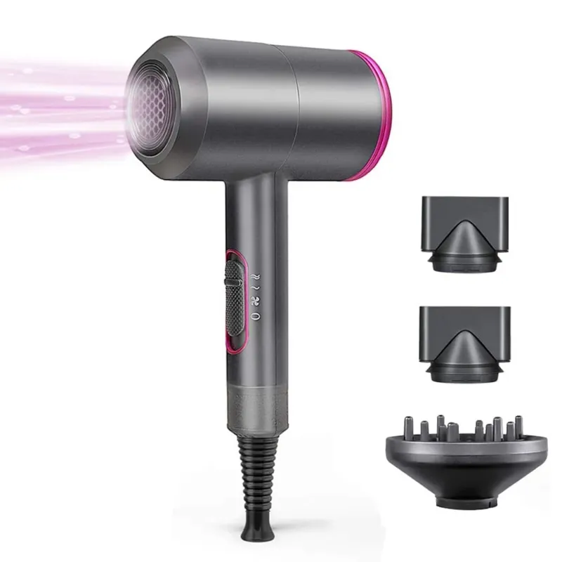 Photo 1 of 1800W Professional Hair Dryer with Diffuser Ionic Conditioning - Powerful, Fast Hairdryer Blow Dryer,AC Motor Heat Hot and Cold Wind Constant Temperature Hair Care Without Damaging Hair
