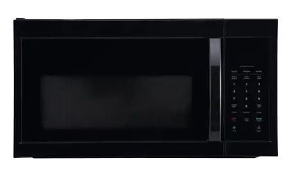 Photo 1 of 1.7 cu. ft. 1000-Watt Over the Range Microwave in Black
