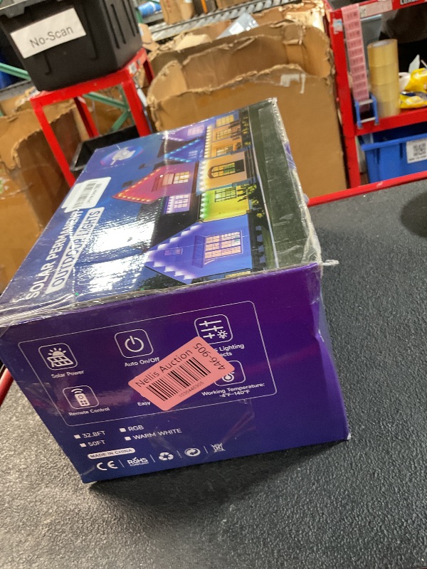 Photo 1 of LUHLEE Solar Permanent Outdoor Lights, 50ft with 30 LED, Permanent Christmas Lights Outdoor Solar Powered, IP67 Waterproof Eaves Lights with App/Remote Control, for House & Roof, Holiday Decor