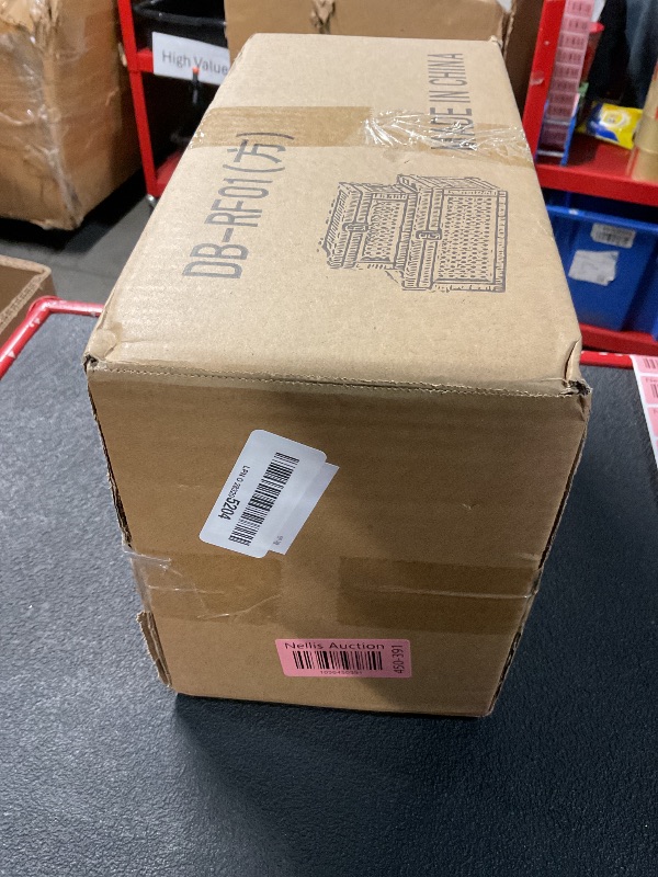 Photo 1 of HuiDao Rattan Decorative Box, Boho Display Boxes with Lids, Set of 2 Rectangular Wicker Storage Basket, Natural Woven Cane Bins for Home Decor (Rectangular)