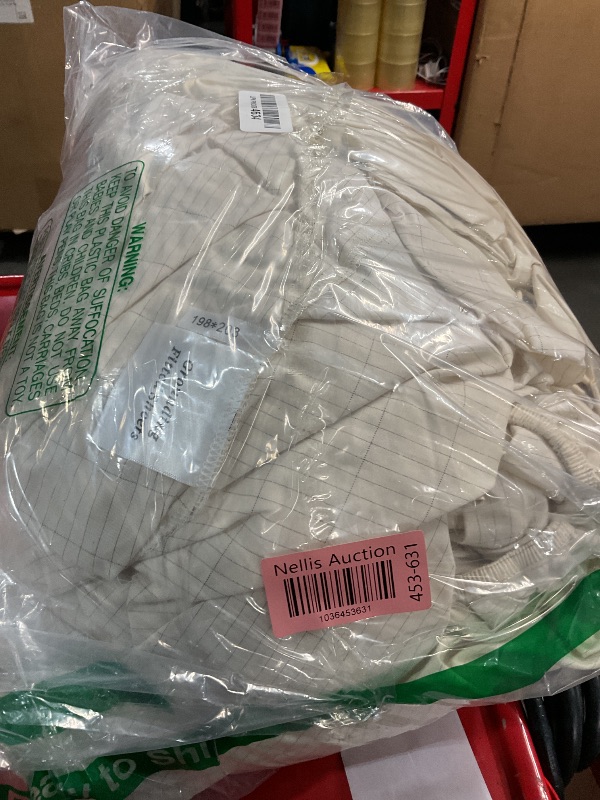 Photo 1 of Missing the Grounding Cable****
HLLBLL® Grounding Bedding Sheet Set, Bed Sheets and Pillowcase Set, 90% Organic Cotton+10% Pure Silver Organic Fitted Grounded Sheet for Improved Sleep, Pain Relief (White, King XL(78 * 80 * 15inch))