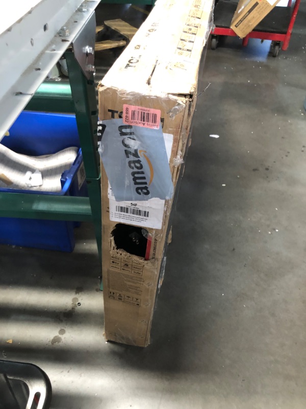 Photo 1 of **MISSING STAND, TURNS ON** TCL 55-Inch Q65 QLED 4K UHD Smart TV with Google TV (55Q651G, 2024 Model) Dolby Vision, Dolby Atmos, HDR Pro+, Game Accelerator Enhanced Gaming, Voice Remote, Works with Alexa, Streaming Television