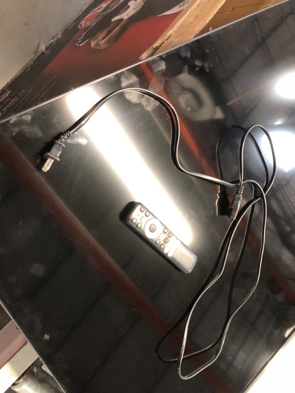 Photo 1 of **MISSING STAND, TURNS ON** TCL 55-Inch Q65 QLED 4K UHD Smart TV with Google TV (55Q651G, 2024 Model) Dolby Vision, Dolby Atmos, HDR Pro+, Game Accelerator Enhanced Gaming, Voice Remote, Works with Alexa, Streaming Television