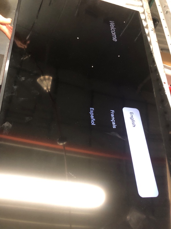 Photo 1 of **MISSING STAND, TURNS ON** TCL 55-Inch Q65 QLED 4K UHD Smart TV with Google TV (55Q651G, 2024 Model) Dolby Vision, Dolby Atmos, HDR Pro+, Game Accelerator Enhanced Gaming, Voice Remote, Works with Alexa, Streaming Television