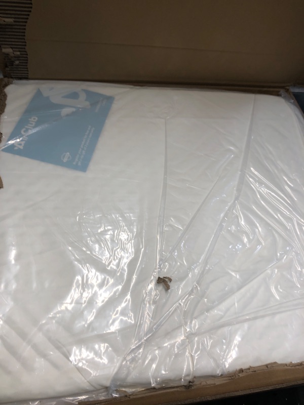 Photo 1 of (appears new) AirClub Bassinet Bedside Sleeper, Baby Crib for Newborn, Baby Bassinets Bedside Sleeper with 4 Auto-Lock & Adjustable Height, Breathable Mesh & Mattress, Bedside Bassinet