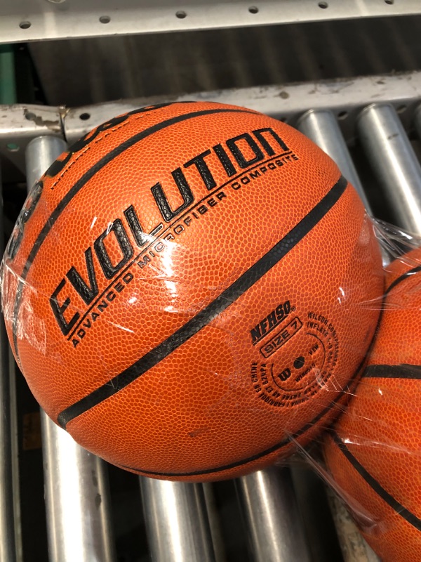 Photo 1 of (HAS BEEN WRITTEN ON AND WORNED OUT)  2pk Bundle, ******NONREFUNDABLE******* WILSON Evolution Indoor Game Basketballs - Size7