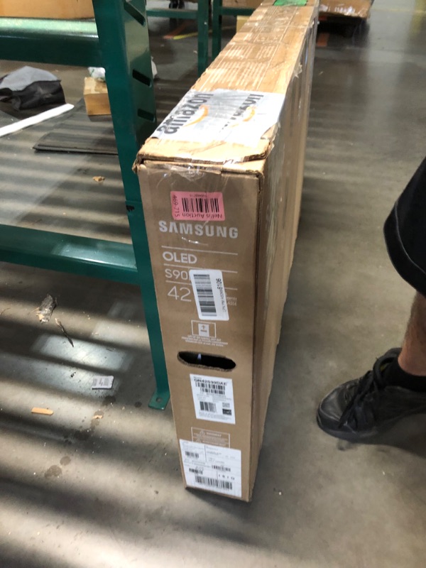 Photo 1 of SAMSUNG 42-Inch Class OLED 4K S90D Series HDR Smart TV w/Dolby Atmos, Object Tracking Sound Lite, Motion Xcelerator, Real Depth Enhancer, 4K AI Upscaling, Alexa Built-in (QN42S90D, 2024 Model)