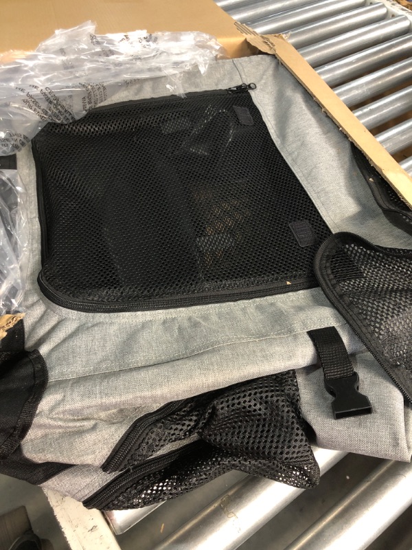 Photo 1 of (damaged)Veehoo 30 inch Folding Soft Dog Crate, 4-Door Portable Collapsible Pet Kennel Travel Dog Crate for Medium Dogs