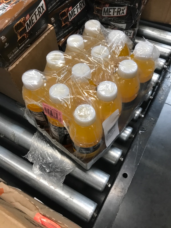 Photo 1 of ***(EXP: 17 MAR 2025)NONREFUNDABLE*** vitaminwater energy electrolyte enhanced water w/vitamins, tropical citrus drinks, 20 fl oz, 12 Pack