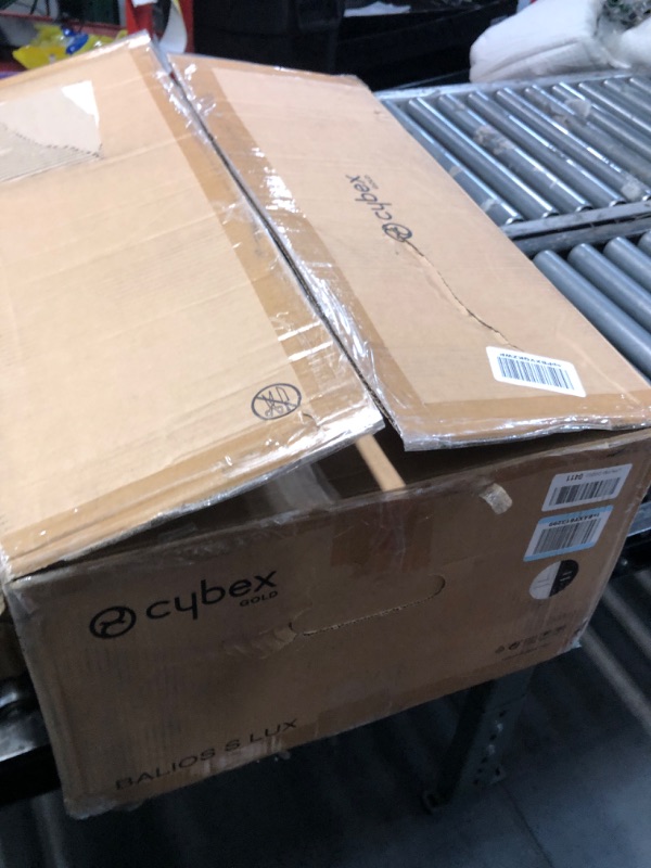 Photo 1 of (SEE NOTES BEFORE BIDDING) Cybex Balios S Lux Toddler and Baby Stroller with Reversible Seat, Unique One-Pull Harness, and Multiple Recline - Travel System Ready, with One Hand Fold, Silver Frame/Moon Black Seat