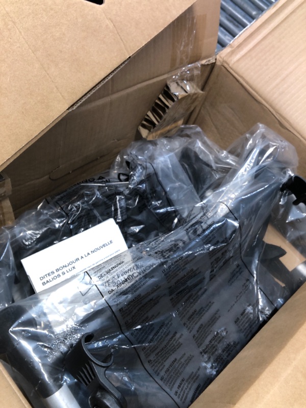 Photo 1 of (SEE NOTES BEFORE BIDDING) Cybex Balios S Lux Toddler and Baby Stroller with Reversible Seat, Unique One-Pull Harness, and Multiple Recline - Travel System Ready, with One Hand Fold, Silver Frame/Moon Black Seat
