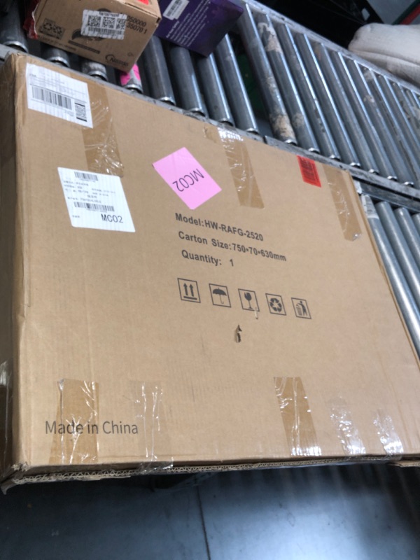 Photo 1 of ***PLEASE NOTE OUTER DIMENSIONS*** Howeall 25"W x 20"H [Duct Opening Size] Steel Return Air Filter Grille - Removable Face/Door for 1 inch Filters -HVAC Vent Cover Grill - White [Outer Dimensions: 27 5/8"W X 22 5/8"H]
