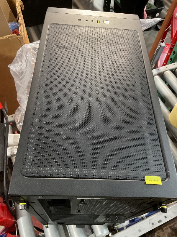 Photo 1 of (Used)(damaged)(incomplete)CORSAIR 4000D AIRFLOW Tempered Glass Mid-Tower ATX Case - High-Airflow - Cable Management System - Spacious Interior - Two Included 120 mm Fans - Black