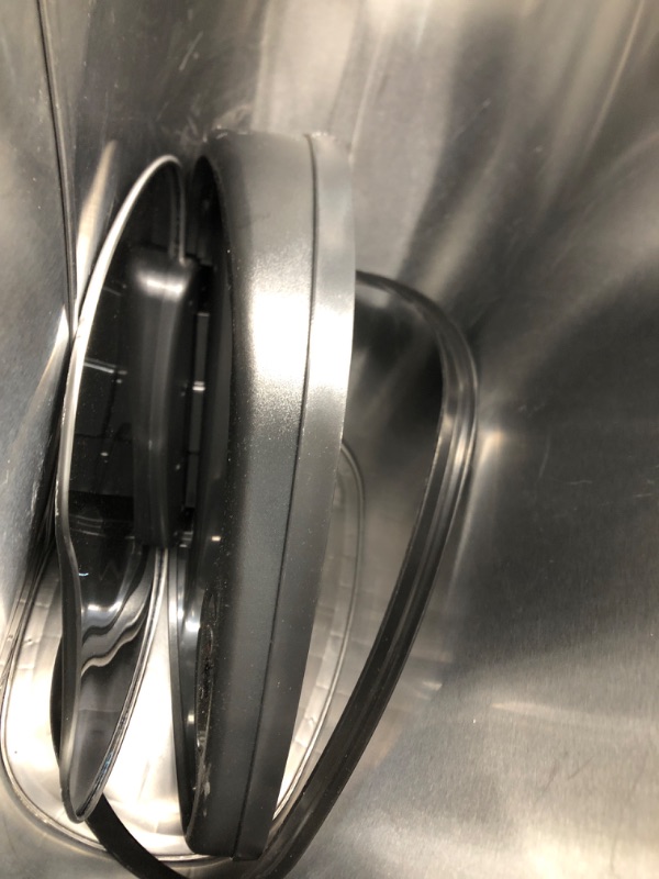 Photo 1 of ***(NO RETURNS OR REFUNDS/ FOR PARTS ONLY/ MISSING PARTS)***
NINESTARS Stainless Steel DZT-50-25 Motion Sensor Trash Can, Large, 50liters, Silver