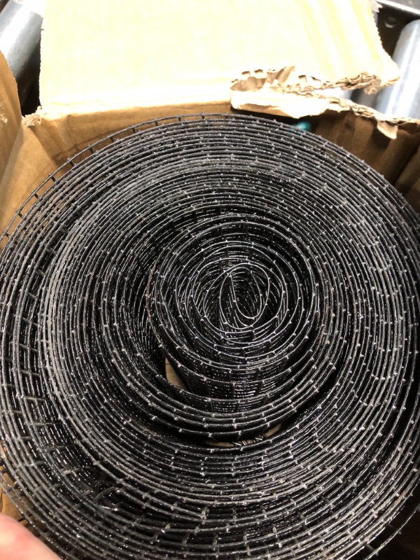 Photo 1 of *****(PARTS ONLY/ NON REFUNDABLE/ NO RETURNS OR REFUNDS)***Its a small amount of  scraps parts ***
Zevemomo 24" x 50' 1/4inch Hardware Cloth, Black Vinyl Coated Chicken Wire Fence Galvanized Welded Mesh Roll for Home Garden Rabbit Cage