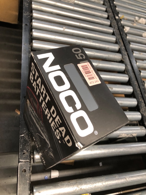 Photo 1 of ***(NO RETURNS OR REFUNDS/ FOR PARTS ONLY/ NON FUNCTIONAL)***
NOCO Boost Pro GB150 3000A UltraSafe Car Battery Jump Starter, 12V Battery Pack, Battery Booster, Jump Box, Portable Charger and Jumper Cables for 9.0L Gasoline and 7.0L Diesel Engines