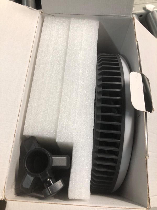 Photo 1 of ***(MISSING PARTS)***
Lixada 5in1 Portable Standing Fan with Light-Outdoor Fan with APP control,10000mAh Rechargeable Portable Camping Fan with LED lantern?Hanging Hook for Tents, Cordless USB Desk Fan