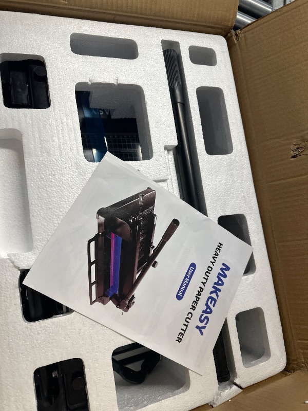 Photo 1 of Paper Cutter 12 Inch, Heavy Duty Paper Cutter for A4 Paper, Guillotine Paper Cutter 400 Sheet Capacity, Solid Steel Construction