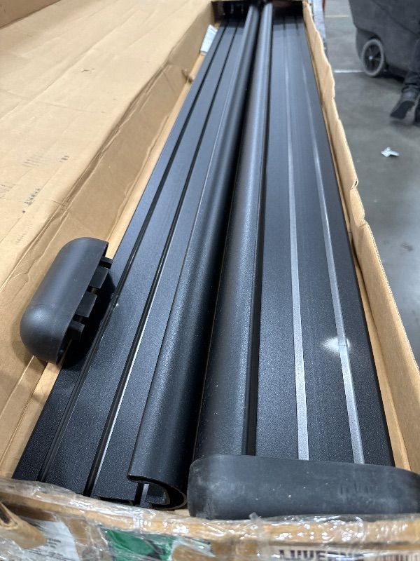 Photo 1 of ***PARTS ONLY***LUVERNE 584078-570938 O-Mega II 78-Inch Black Aluminum Wheel to Wheel Side Steps, Select Dodge, Ram 1500