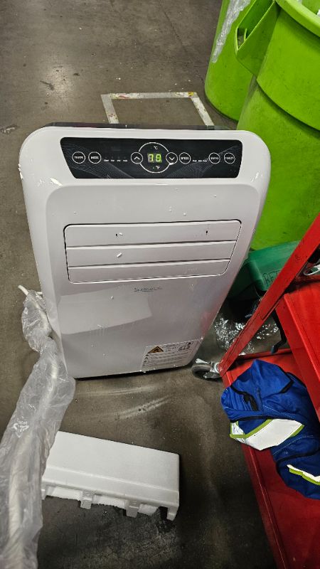 Photo 1 of ***PARTS ONLY***SereneLife Small Air Conditioner Portable 10,000 BTU with Built-in Dehumidifier + Heat - Portable AC unit for rooms up to 450 sq ft - Remote Control, Window Mount Exhaust Kit