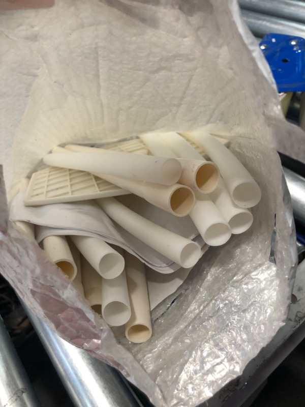 Photo 1 of ***NO BALLOONS - ARCH ONLY - USED - LIKELY MISSING PARTS - UNABLE TO TEST FURTHER***
Balloon Column Arch with Base, Heart Shaped Balloon Arch Stand Frame Display Kit for Wedding Birthday Party Background Decor Supplies