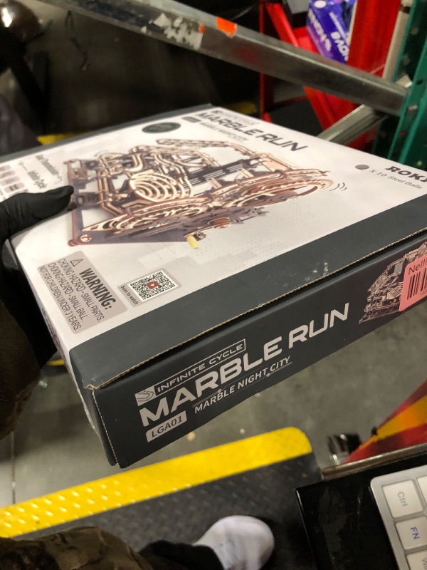 Photo 1 of ROKR 3D Wooden Puzzles for Adults Marble Run Model Building Kit(LGA01 Marble Night City)