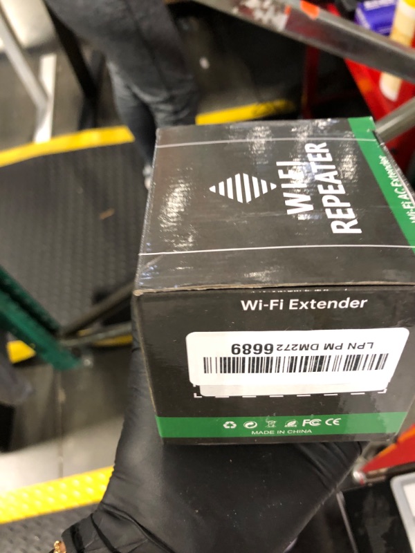 Photo 1 of WiFi Extender Signal Booster, Internet Wireless Repeater for Home Coverage up to 10000sq.ft and 35 Devices, 1200Mbps WiFi Booster with Ethernet Port, Dual Band 2.4G/5G, 4 Antennas