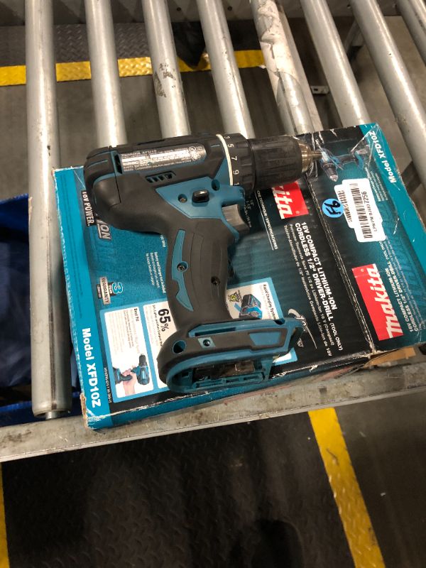 Photo 1 of Makita XFD10Z 18V LXT Lithium-Ion Cordless Driver-Drill, Tool Only, 1/2"