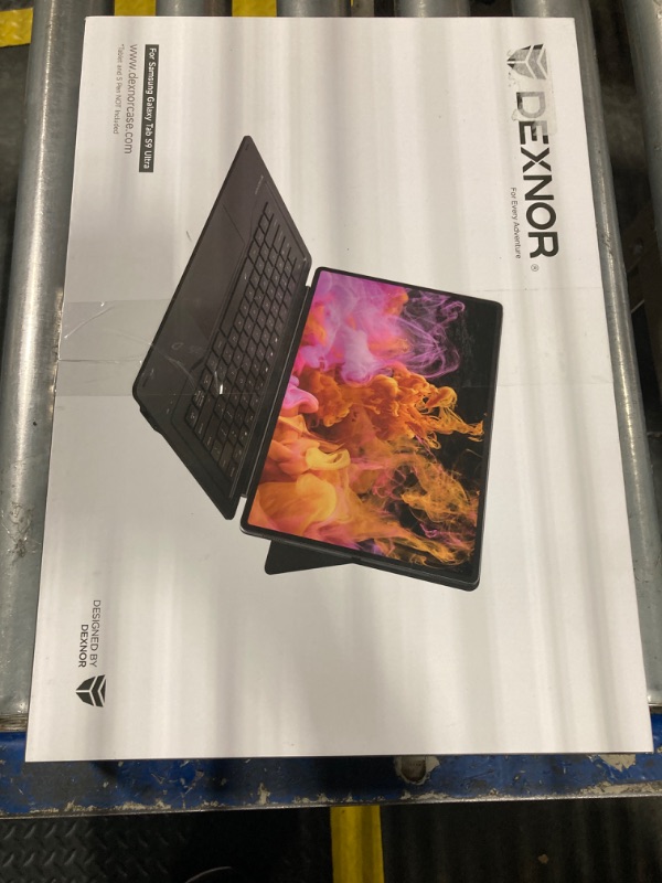 Photo 1 of Dexnor Keyboard Case for Samsung Galaxy Tab S10 Ultra/ S9 Ultra Keyboard 14.6 Inch Magnetic Detachable Book Cover Style Keyboard Multi-Touch Trackpad Backlit S Pen Holder-Black