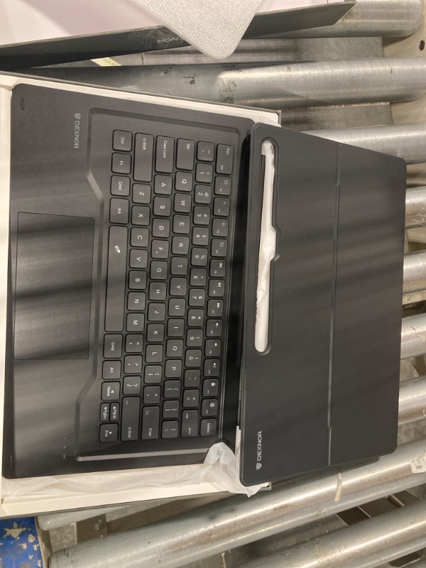 Photo 1 of Dexnor Keyboard Case for Samsung Galaxy Tab S10 Ultra/ S9 Ultra Keyboard 14.6 Inch Magnetic Detachable Book Cover Style Keyboard Multi-Touch Trackpad Backlit S Pen Holder-Black