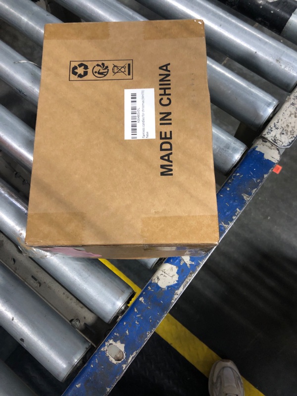 Photo 1 of QRF Christmas Flameless Flickering LED Candles with Remote Timer,Battery Operated 3D Wick Pillar Candles Decorative Lights Set of 3 for Decorations