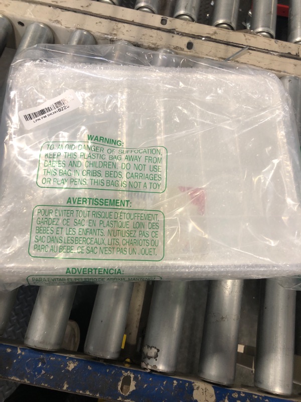 Photo 1 of Baylee and Me Clear Plastic Storage Box with Removable Tray – Perfect for Organizing Arts and Craft Supplies, Sewing Notions, Small Toys, Bead, Art Supplies