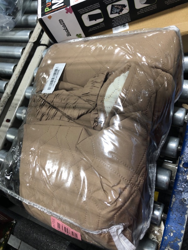 Photo 1 of VANSOFY Extra Large Reclining Sectional Couch Covers, Waterproof 5-Piece Sofa Covers for L Shape Sectional Sofa Corner Seater Washable Slipcover for Pets, Dogs(5 Seat Recliner Cover, Light Gray)