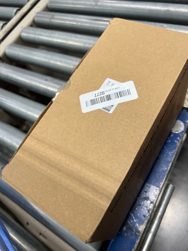 Photo 1 of intelamp Solar Lights Outdoor, 3 Head Solar MotionSensor Lights for Outside, lP65 Waterproof,Separate Solar Panel with 9FT Cable RemoteControl Wall Lights