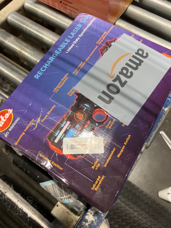 Photo 1 of VATOS Rechargeable Real-time Data SYNC Laser Tag Gun - Infrared Laser Tag Sets of 4 Gun 4 Vest with Glowing Light, Lazer Tag Game for Adults, Laser Tag Gun Set of 4 for Boys Girls Age 6-12 Years Old