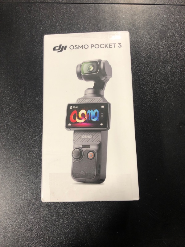 Photo 1 of DJI Osmo Pocket 3, Vlogging Camera with 1'' CMOS & 4K/120fps Video, 3-Axis Stabilization, Fast Focusing, Face/Object Tracking, 2" Rotatable Touchscreen, Digital Camera for Photography, YouTube