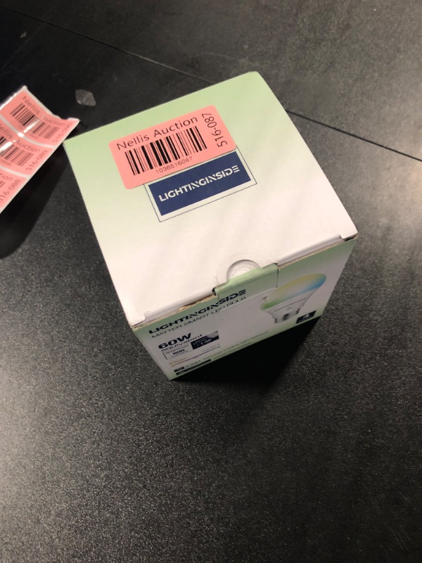 Photo 1 of Lightinginside Matter Smart Light Bulbs Compatible with Alexa/Siri/Apple Home/Google Home/SmartThings, A19 E26 WiFi RGBCW Color Changing Light Bulb 60W Equivalent 800LM 9W, 2.4G WiFi, ETL Listed, 4PCS