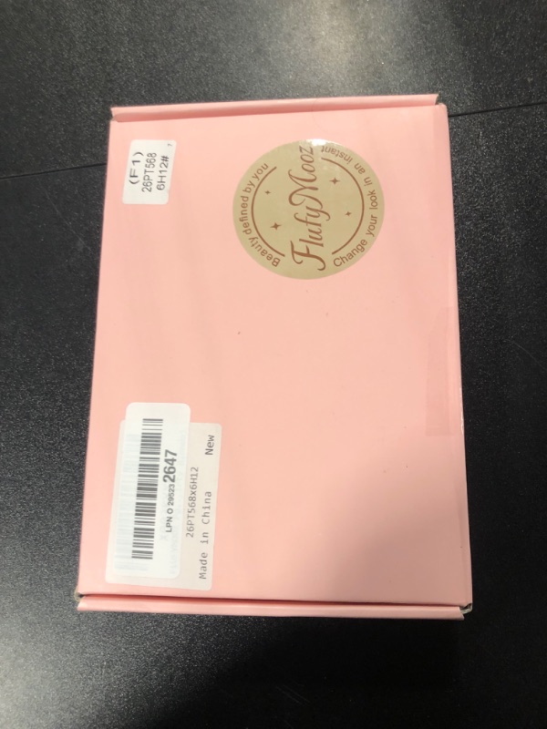 Photo 1 of FLUFYMOOZ Ponytail Extension, 26 Inch Drawstring Ponytail Hair Extensions for Women? Long Curly Wavy Ponytail Natural Synthetic Hairpiece for Women (26" Deep Brown with Dirty Blonde)