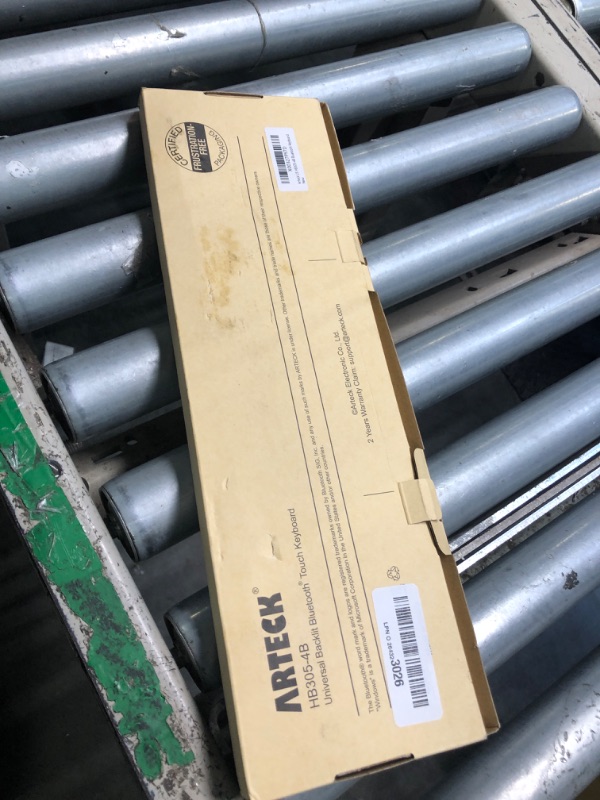 Photo 1 of Arteck Universal Backlit 7-Colors Bluetooth Touch TV Keyboard with Easy Media Control and Build-in Touchpad for TV-Connected Computer, Smart TV, Desktop, Laptop, iPad, Surface, Tablet, HTPC