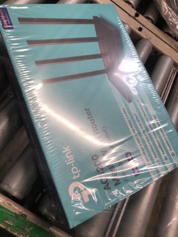 Photo 1 of TP-Link AC1200 Gigabit WiFi Router (Archer A6) - Dual Band MU-MIMO Wireless Internet Router, 4 x Antennas, OneMesh and AP mode, Long Range Coverage