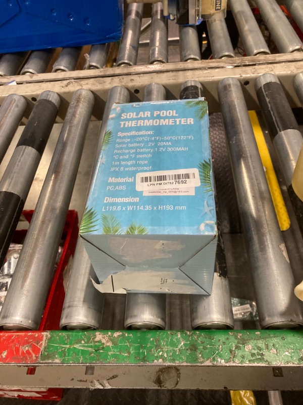 Photo 1 of Digital Pool Thermometer – IPX-8 Waterproof Swimming Pool Thermometer Floating Easy Read, Environment-Friendly Solar-Powered Pool Temperature Gauge for Swimming Pools, Spa, Hot Tubs