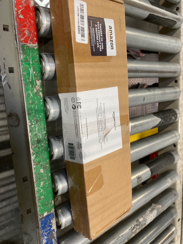 Photo 1 of Amazon Basics Wireless Keyboard and Mouse Combo - Rechargeable, Ultra Slim Design, Quiet, Full Size, Number Pad, QWERTY, Black