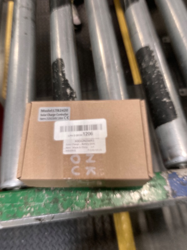 Photo 1 of Solar Charge Controller, 12V/24V PWM Solar Panel Regulator with USB Port Solar Controller Timer Setting for Sealed, Gel, Flooded, Lifepo4 and Lithium Battery (20A)