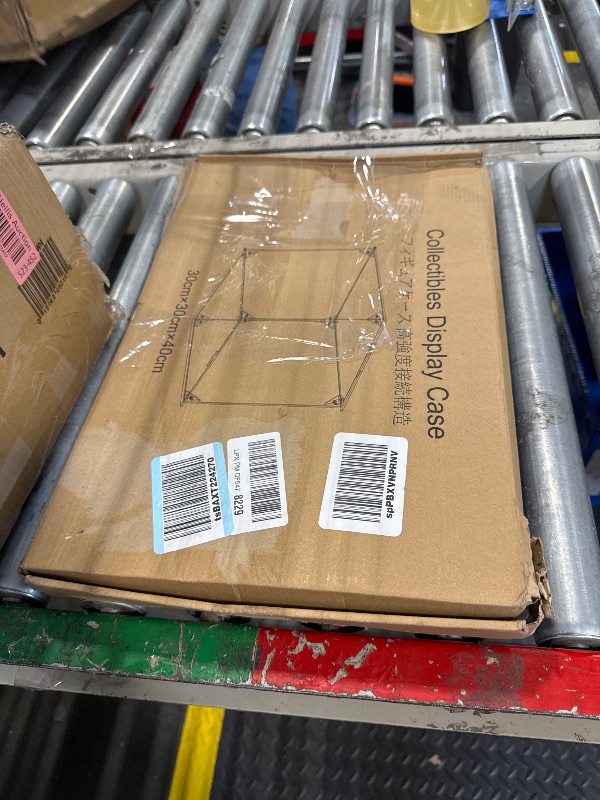 Photo 1 of Acrylic Display Case Clear Action Figure Display Case with Mirrored Back, Dustproof Storage Display Box Alternative Glass Case for Collectibles Figures Models Doll Toys (12x12x15.7 inch, 30x30x40cm)