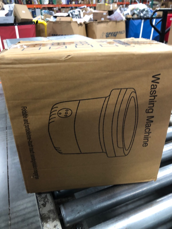 Photo 1 of Portable Washing Machine, 15L Upgraded With Spin Basket, Foldable Mini Washer Cleaning for Underwear, Baby Clothes Socks and Small Items, Small Washer for Apartments, Dorm,RV, Travel, Hotel, Laundry