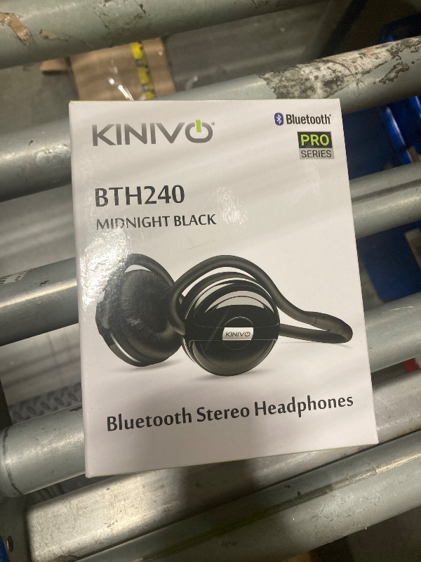 Photo 2 of   Kinivo BTH240 PRO Bluetooth Wireless Headphones (On-Ear, HiFi Stereo Music, 30 Hours Playtime, Built-in Mic, Foldable Headset, Hands-Free Calling)