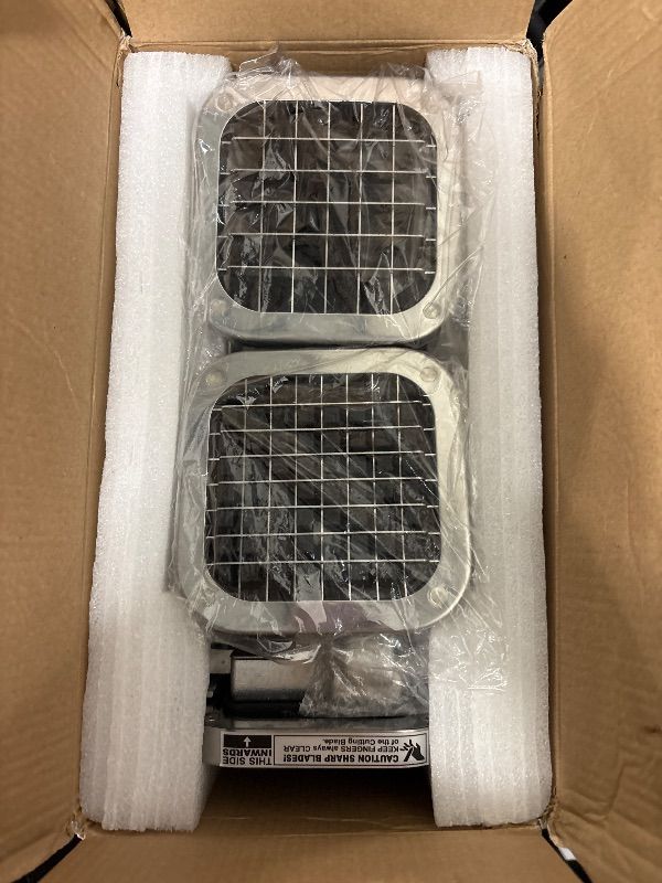 Photo 1 of Befano French Fry Cutter, Potato Cutter with 1/2 Inch, 3/8 Inch, and 1/4 inch Blades, Commercial Stainless Steel French Fries Slicer for Whole Potatoes, Carrots, and Cucumbers.