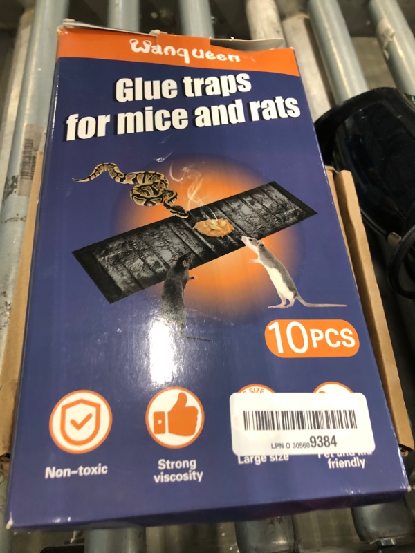 Photo 2 of 10 Pack Sticky Mouse Trap, Super Large 47.2 * 11'' Glue Traps for Mice, Peanut Taste Pheromone Rats Traps Indoor for Home, Rodent Snakes Spiders Roaches